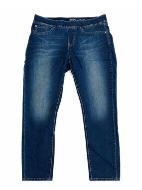 Levi Strauss Women's Dark Wash Skinny Jeans 16M Mid Rise Stretch Denim